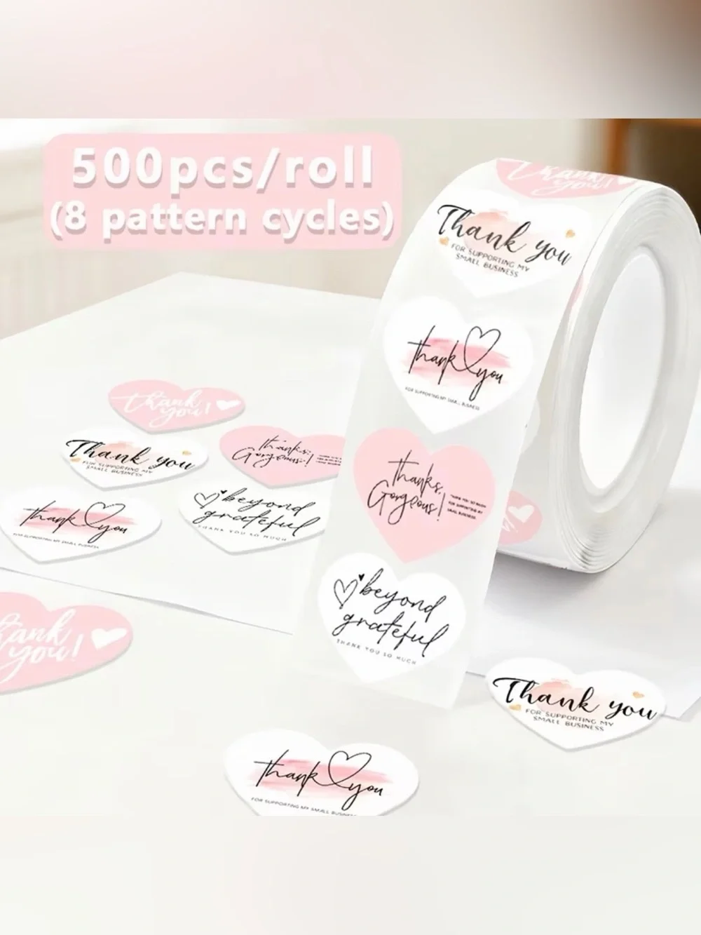 550PC Bundle - 50 Cards & 500 Stickers
